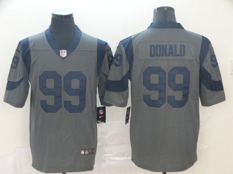 Men Los Angeles Rams #99 Donald Grey Nike Vapor Untouchable Limited NFL Jersey->women nfl jersey->Women Jersey